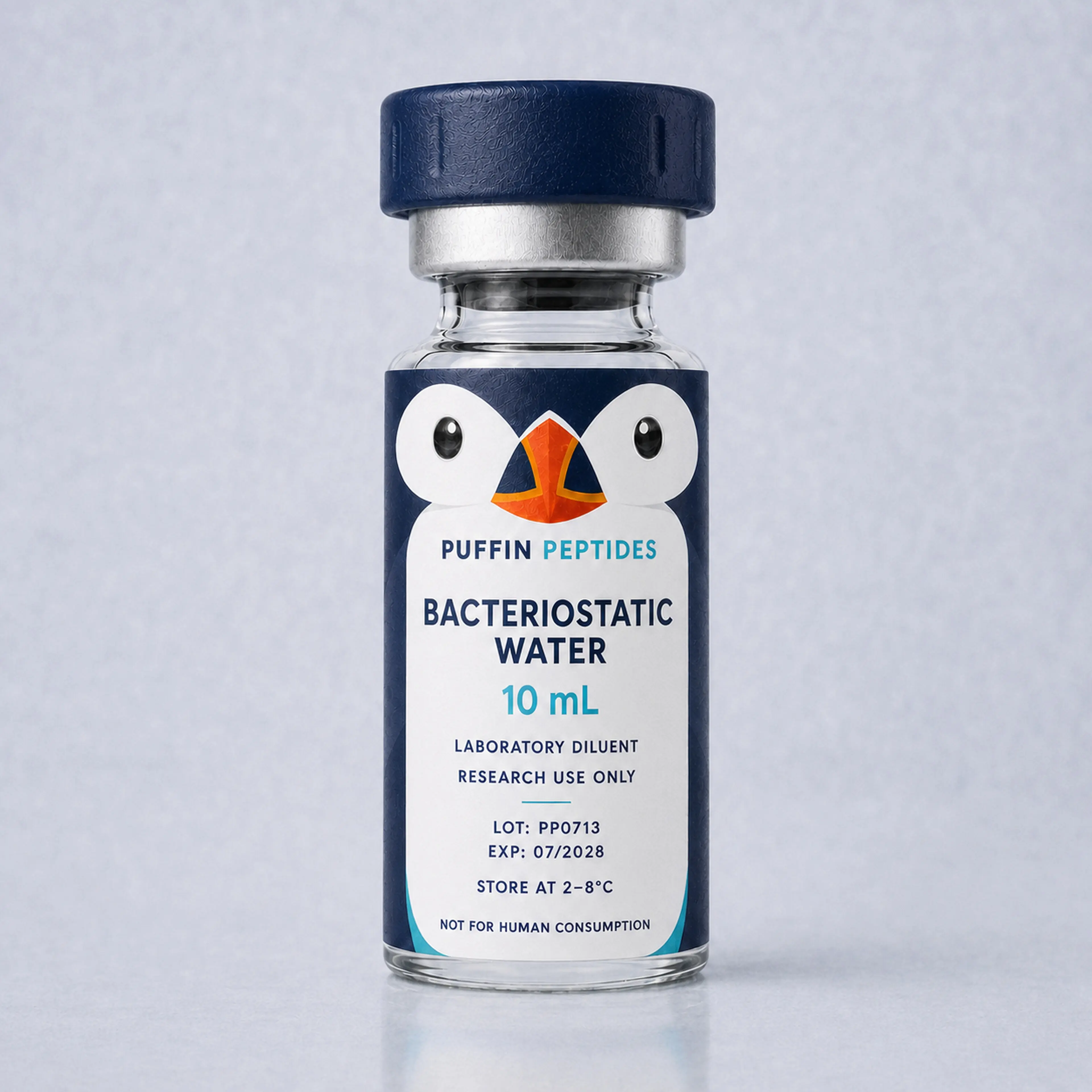Bacteriostatic Water Puffin Peptides research material