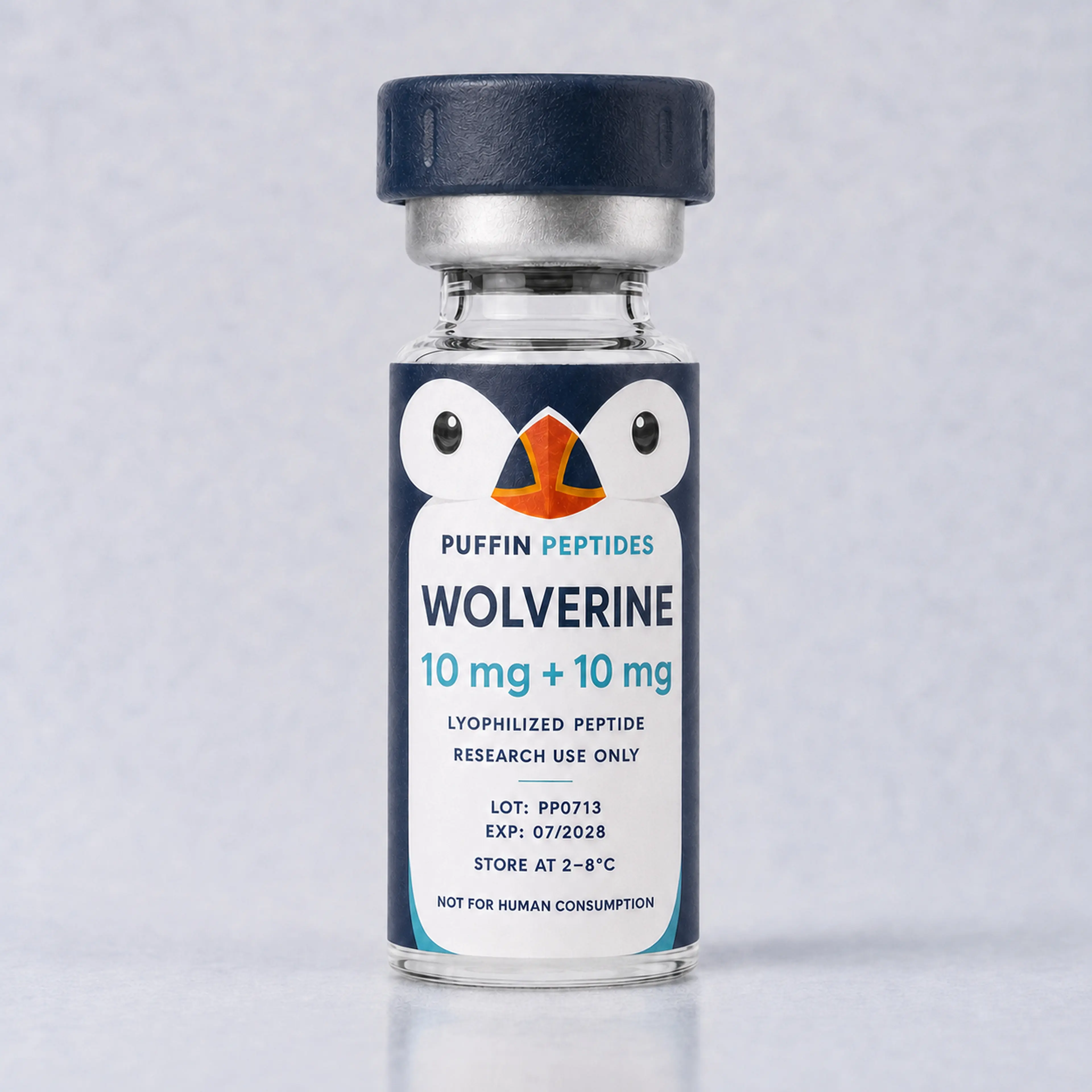 WOLVERINE 10 mg + 10 mg Puffin Peptides vial