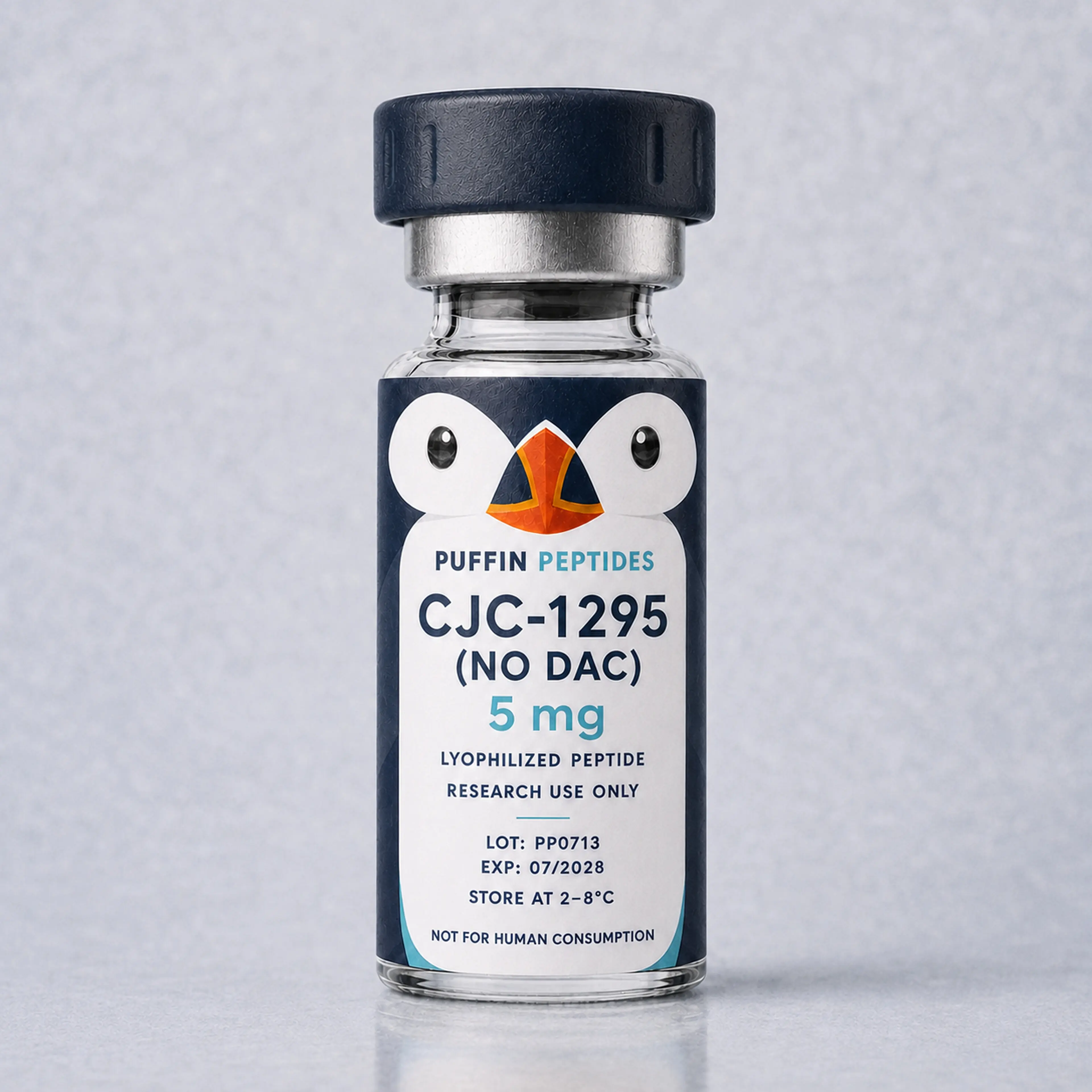 CJC-1295 (NO DAC) 5 mg Puffin Peptides vial