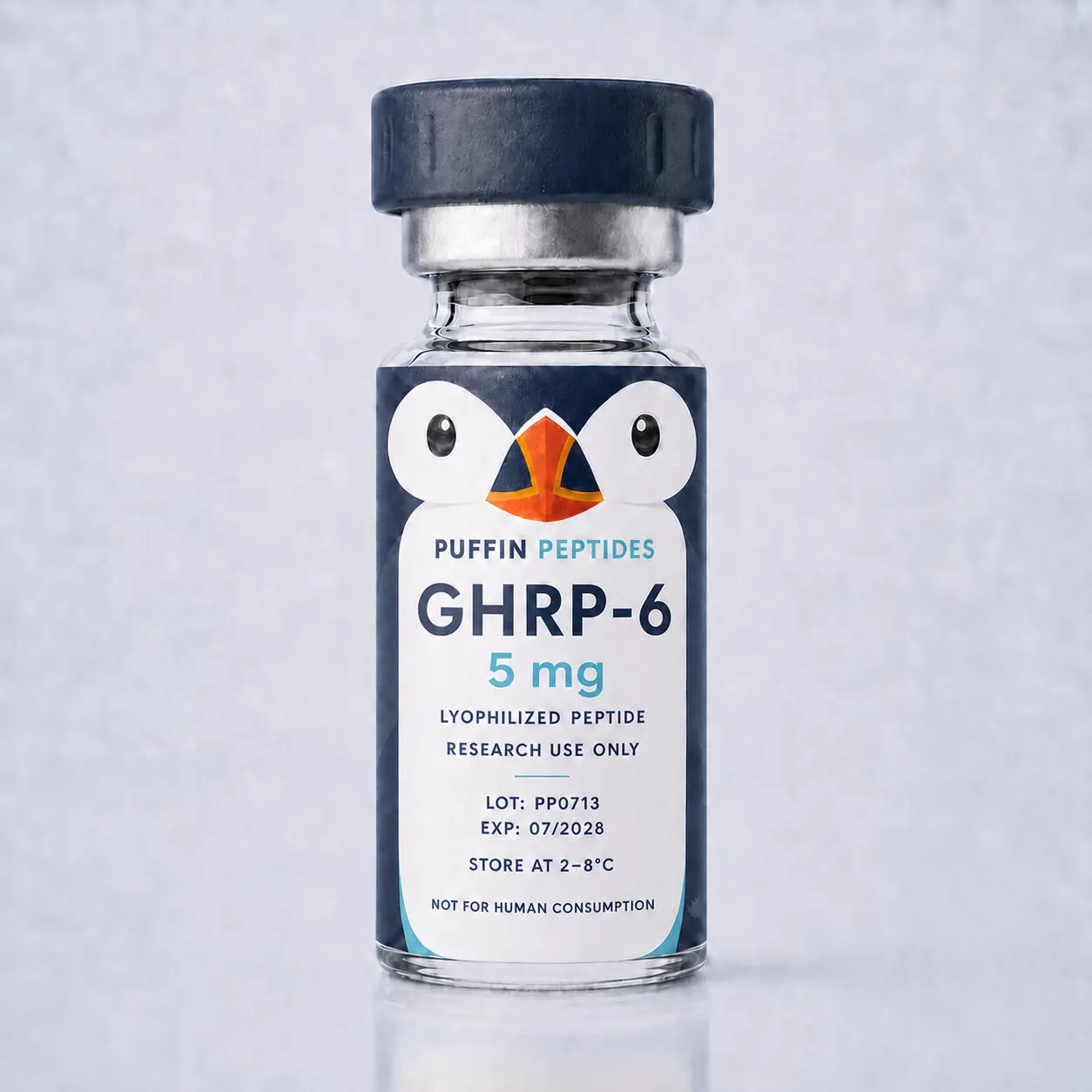 GHRP-6 Puffin Peptides research material