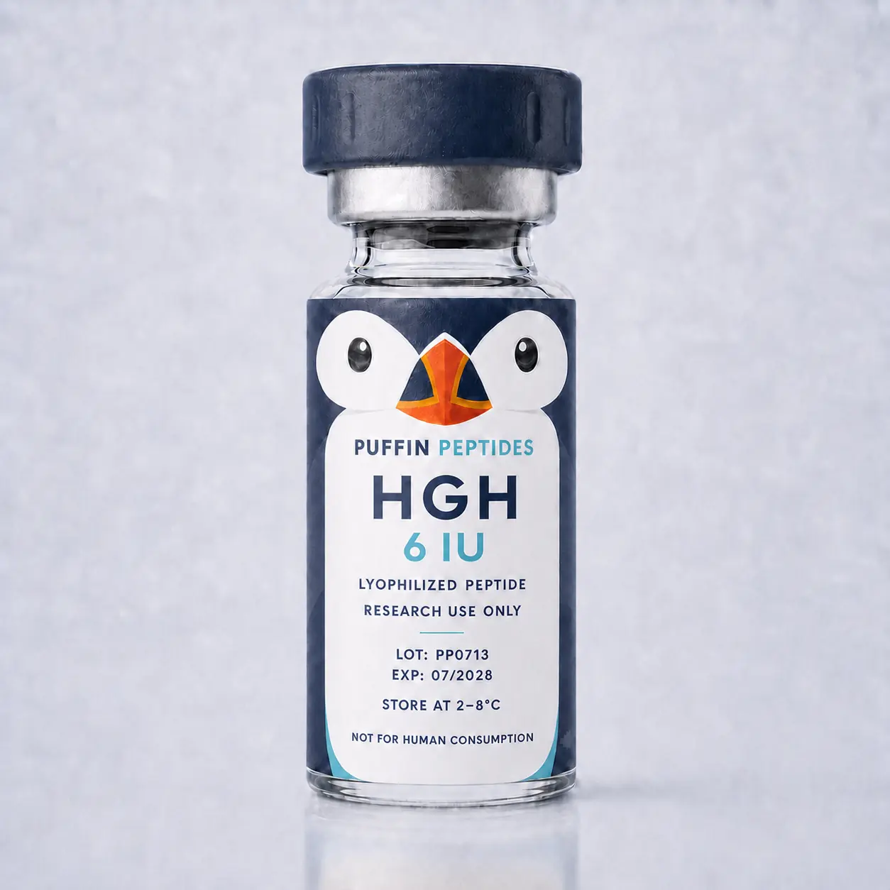 HGH Puffin Peptides research material