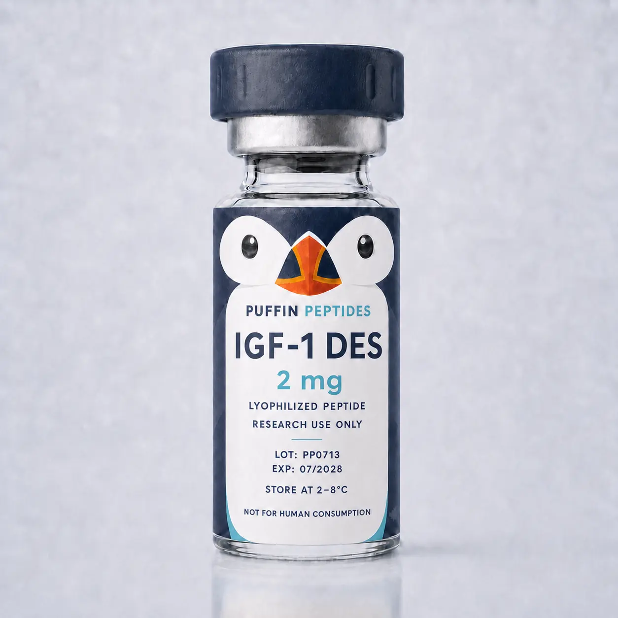 IGF-1 DES Puffin Peptides research material