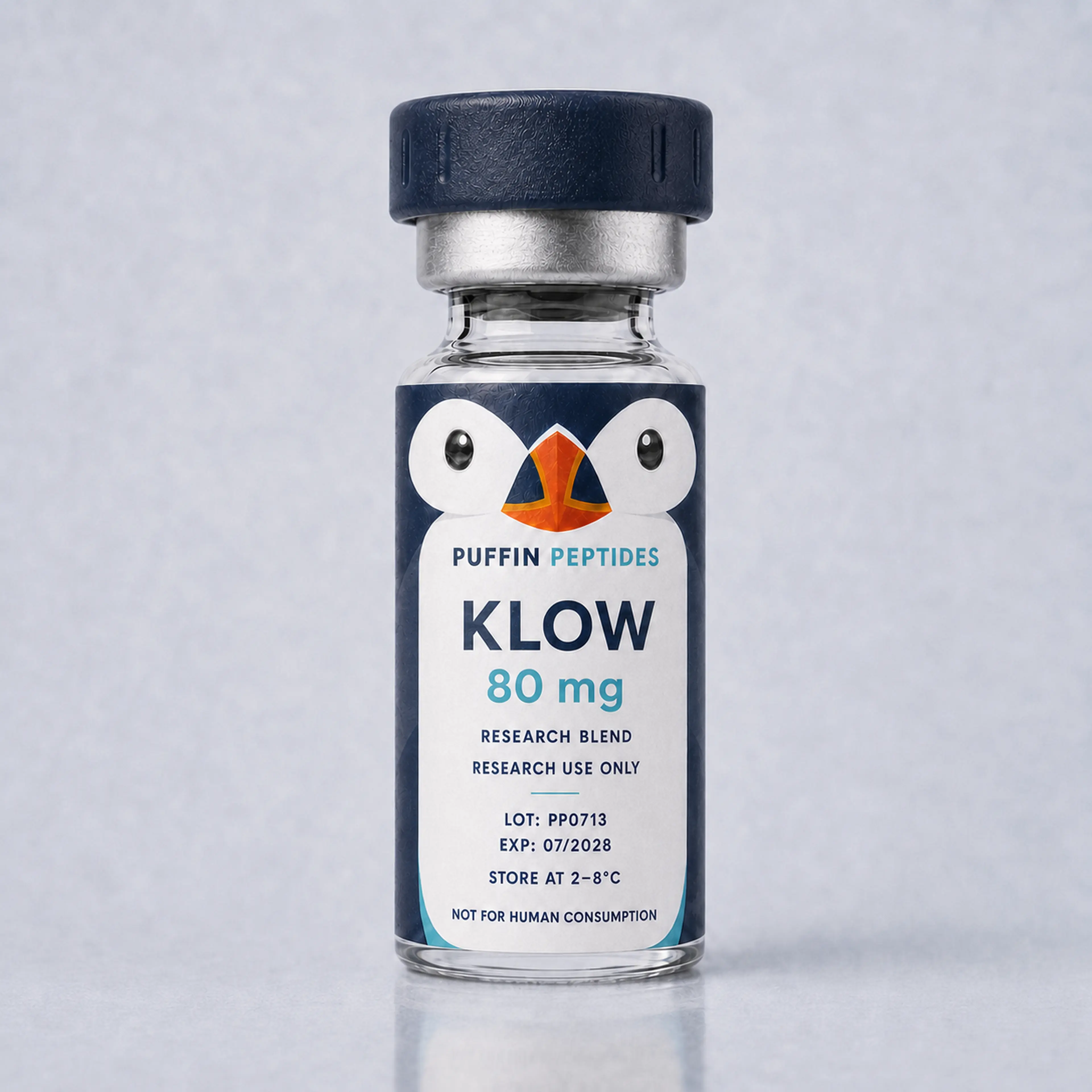KLOW 80 mg Puffin Peptides vial