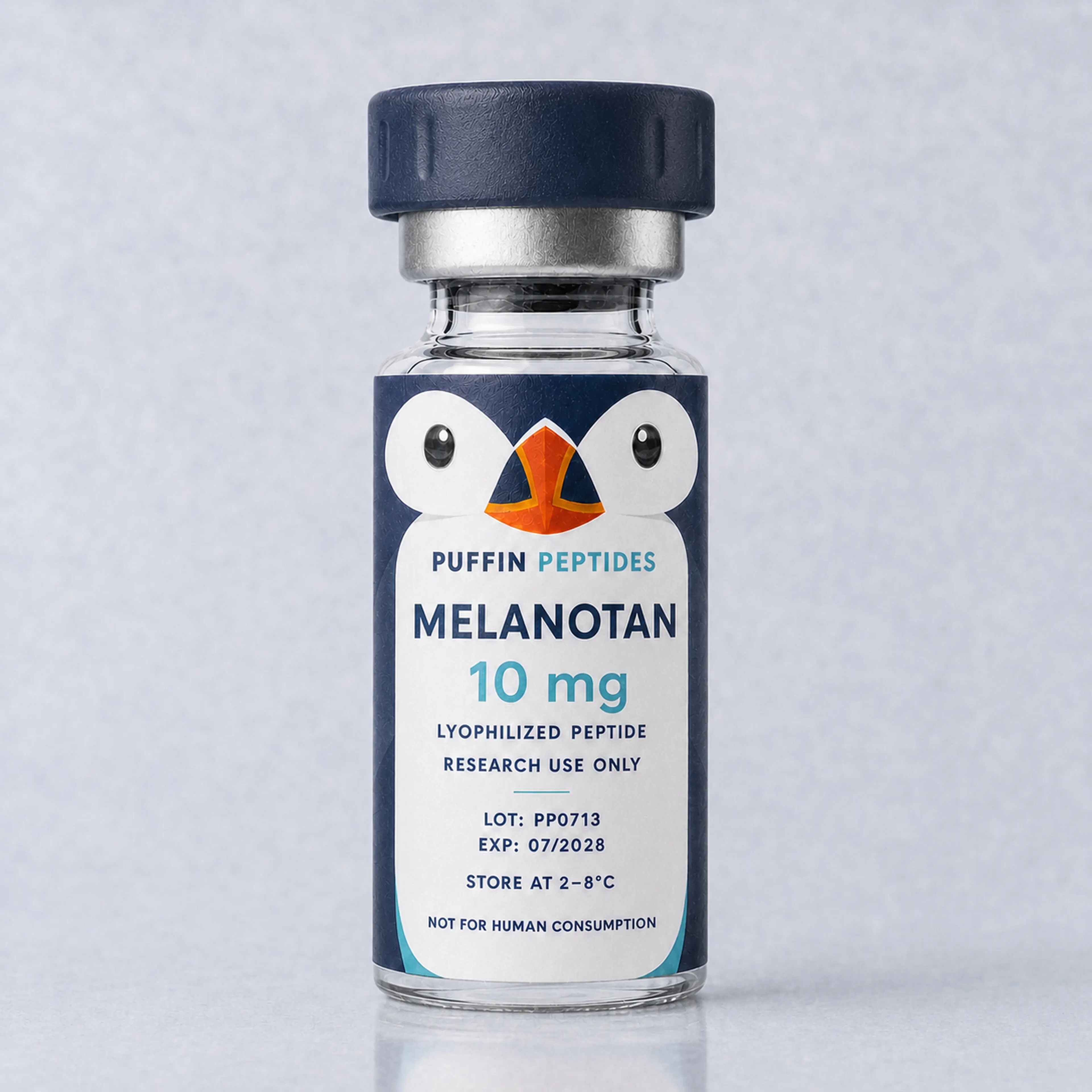MELANOTAN 10 mg Puffin Peptides vial
