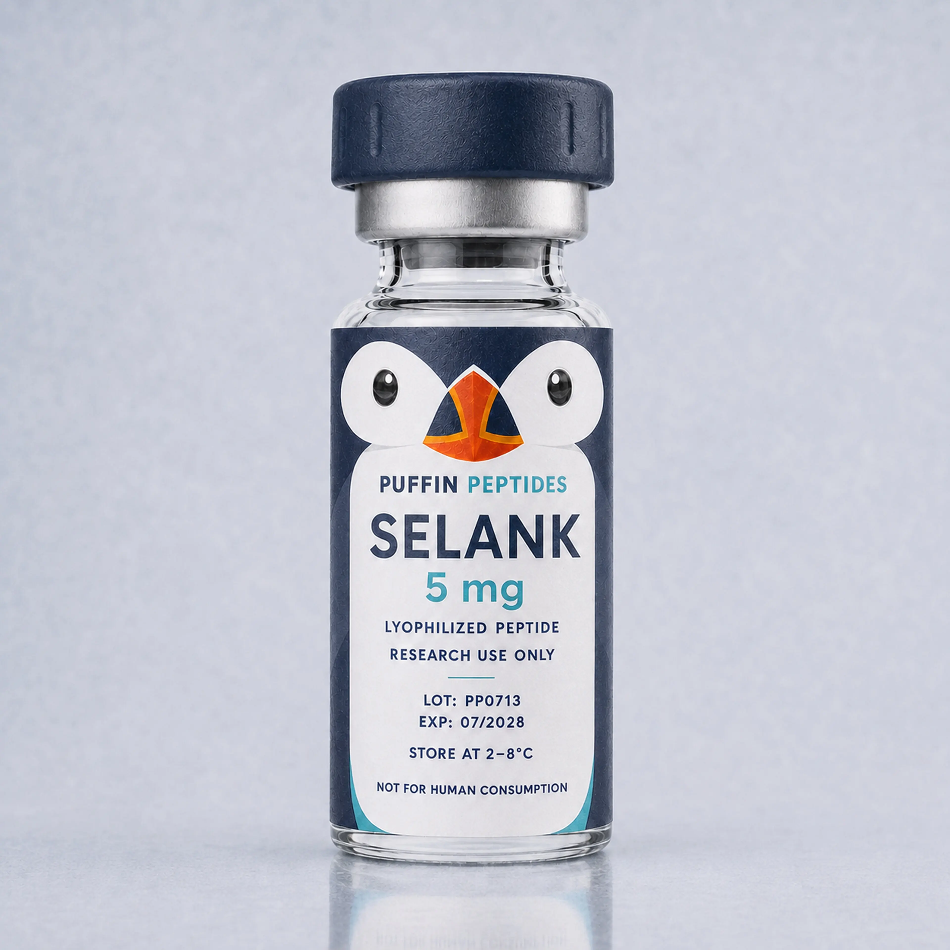 SELANK 5 mg Puffin Peptides vial