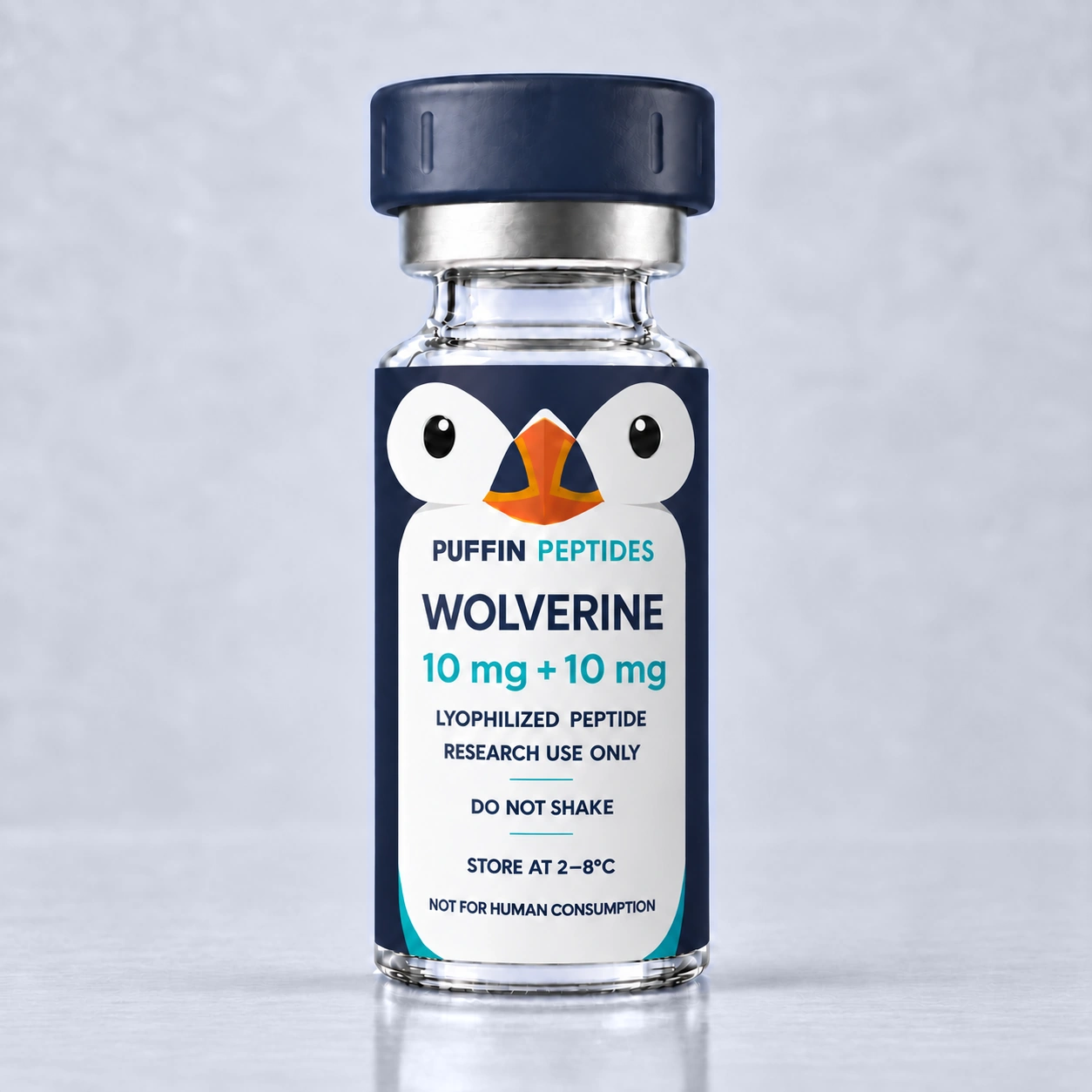 Wolverine (BPC-157 + TB-500) Puffin Peptides research material