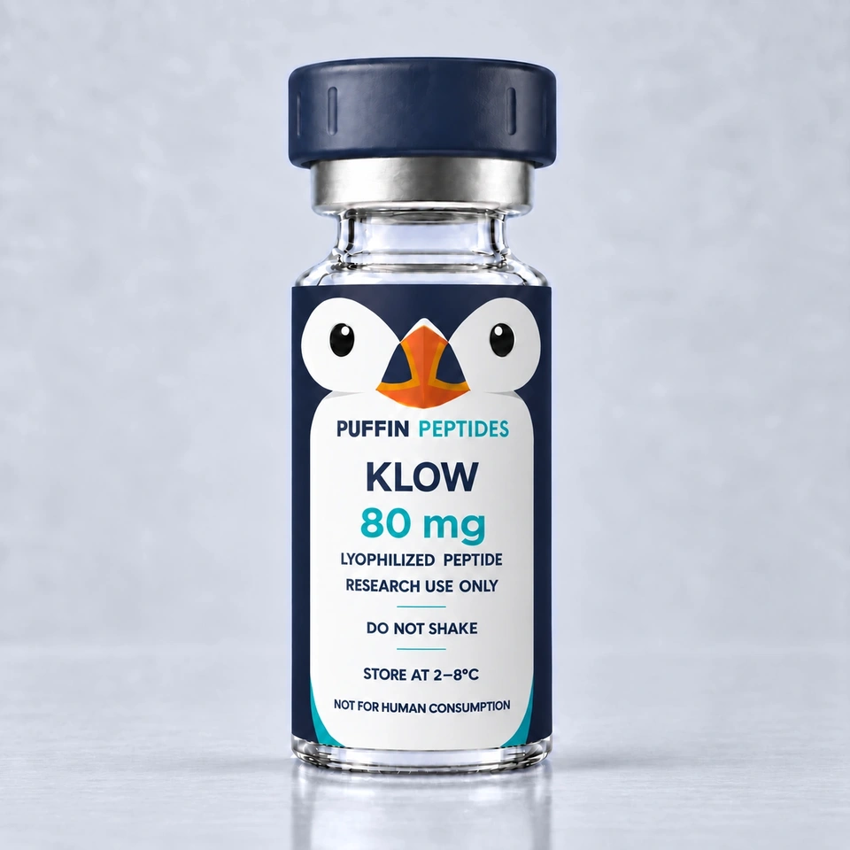 KLOW 80 mg Puffin Peptides vial