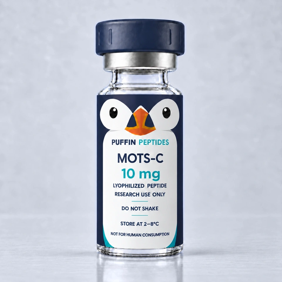 MOTS-C 10 mg Puffin Peptides vial
