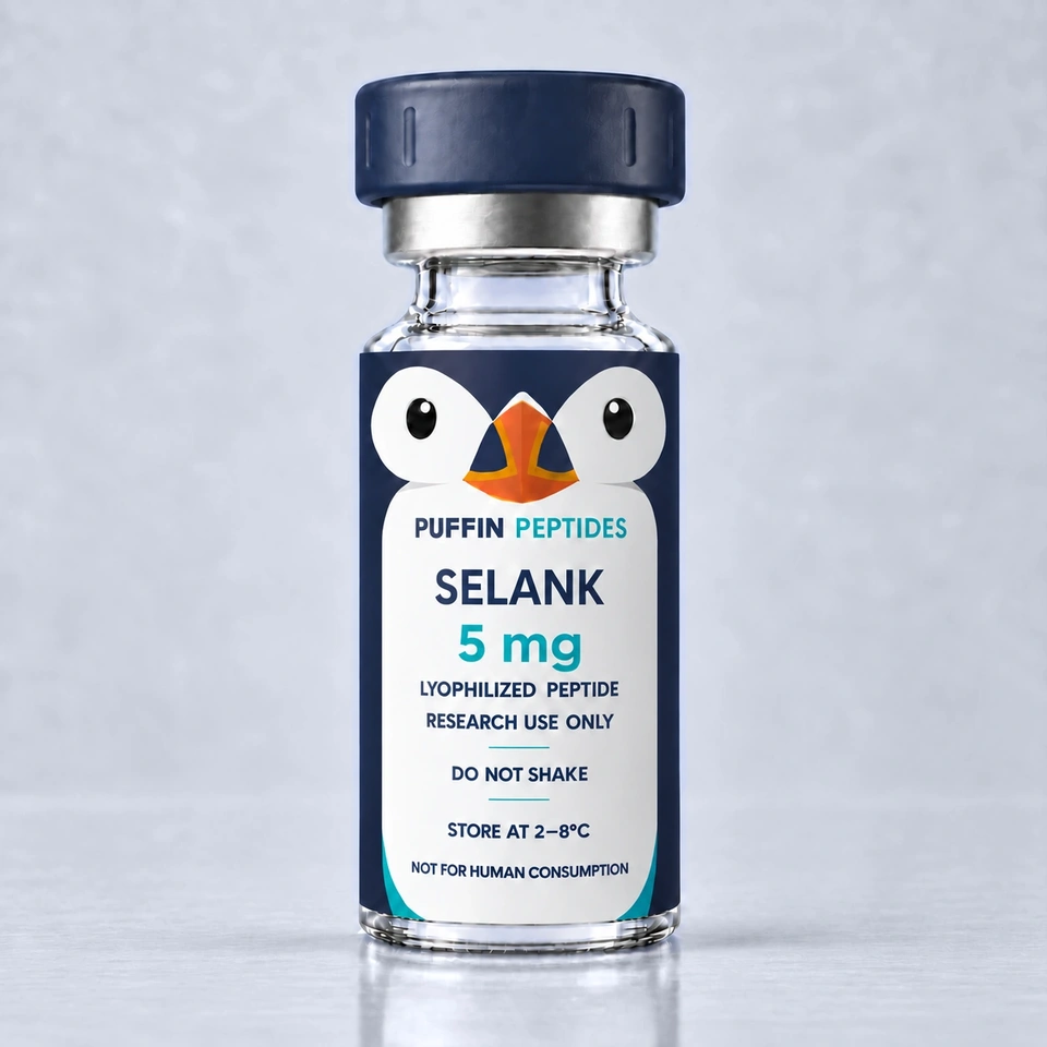 SELANK 5 mg Puffin Peptides vial