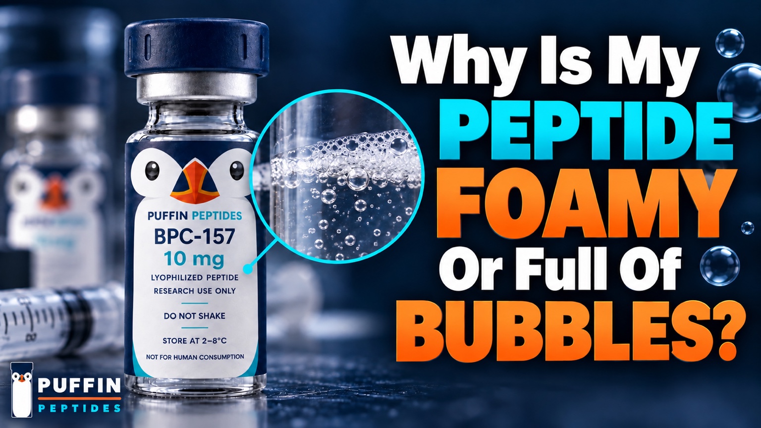 Why Is My Peptide Foamy Or Full Of Bubbles?