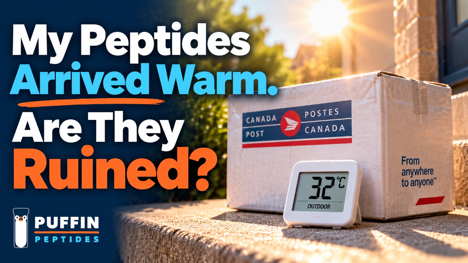 My Peptides Arrived Warm. Are They Ruined?