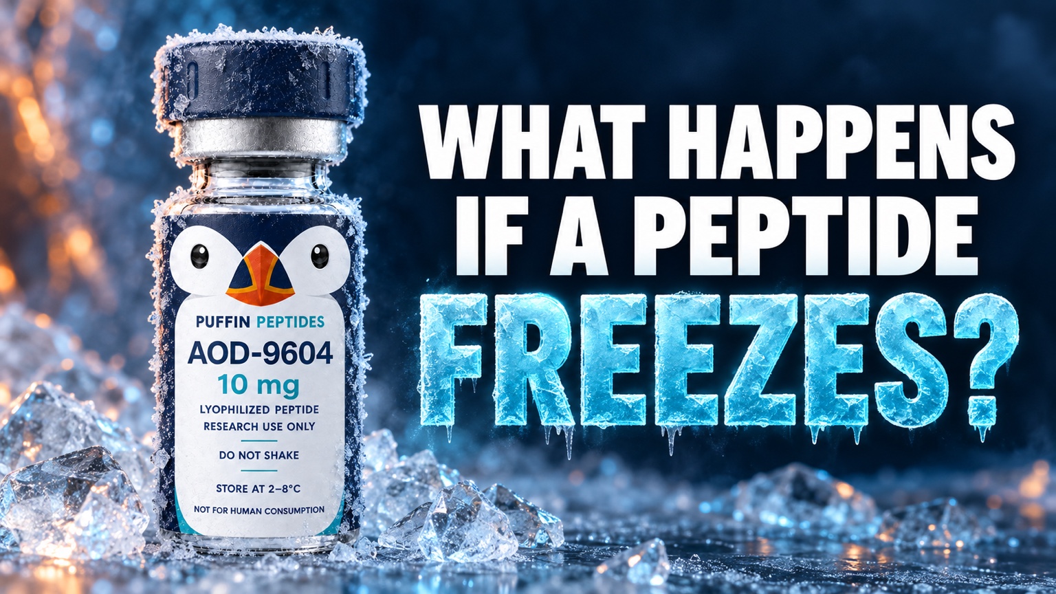 What Happens If A Peptide Freezes?